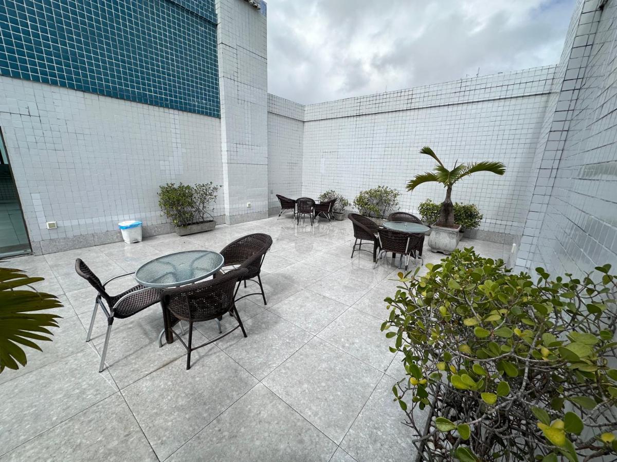 רסיפה Flat - Boa Viagem Para Ate 5 Pessoas, Andar Alto Vista Mar, Piscina, Wifi 500Mbps, מראה חיצוני תמונה